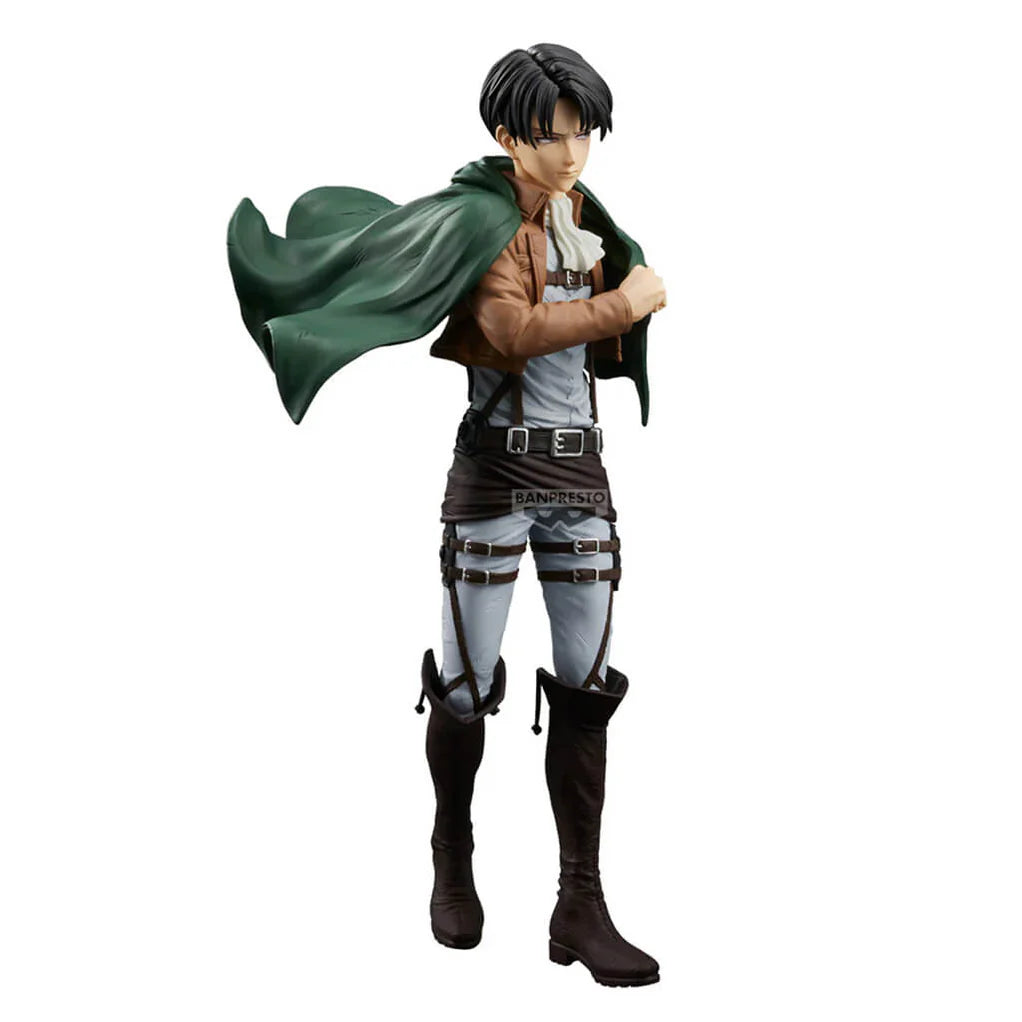 ATTACK ON TITAN FIGURA LEVI ACKERMAN GRANDISTA COMO NUEVA PREVENTA