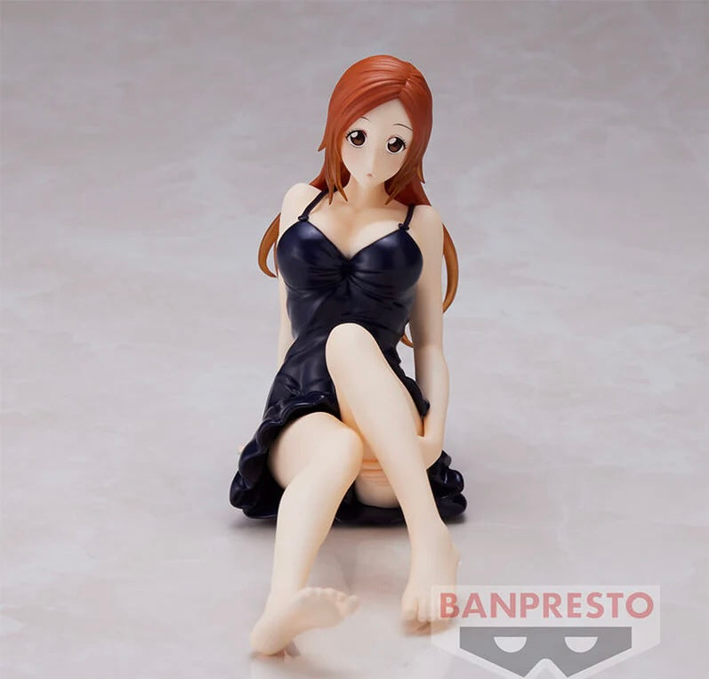 BLEACH - FIGURA ORIHIME INOUE RELAX TIME COMO NUEVA STOCK JAPÓN 5-6 sem.