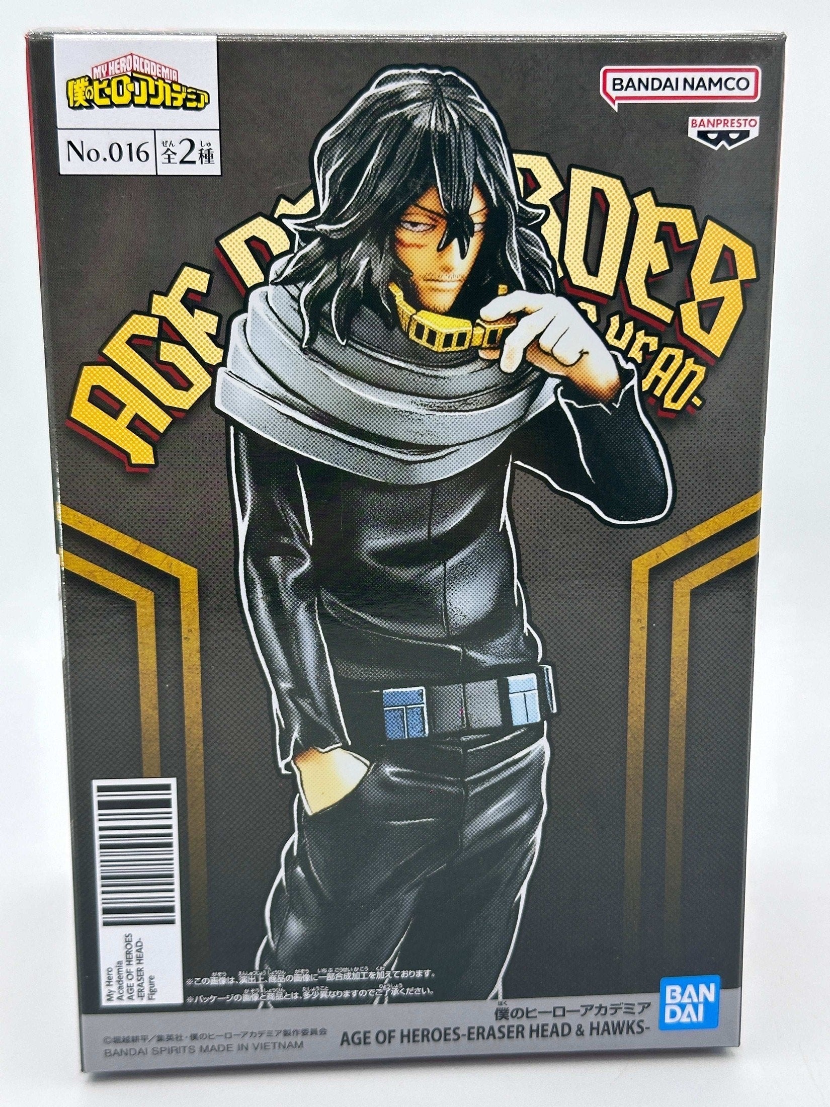 BOKU NO HERO ACADEMIA FIGURA AGE OF HEROES AGE OF HEROES ERASER HEAD MUY BUEN ESTADO Banpresto Otaku Village