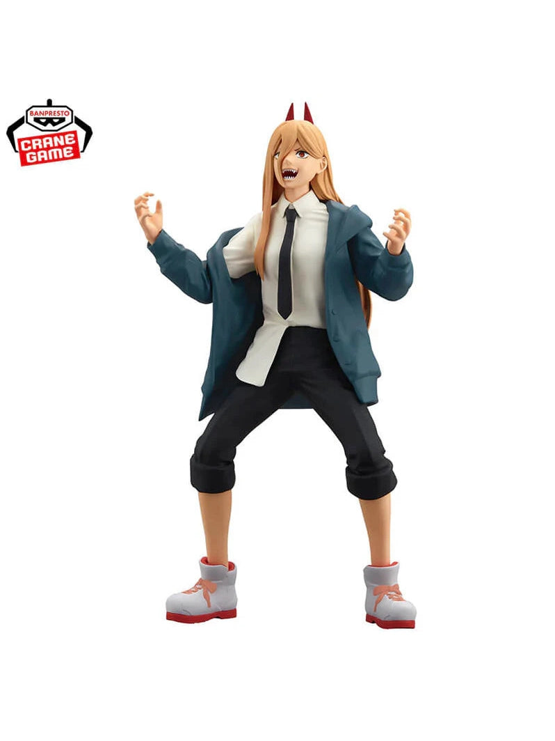 CHAINSAW MAN FIGURA POWER GLITTER & GLAMOURS COMO NUEVA PREVENTA 3-4 sem.