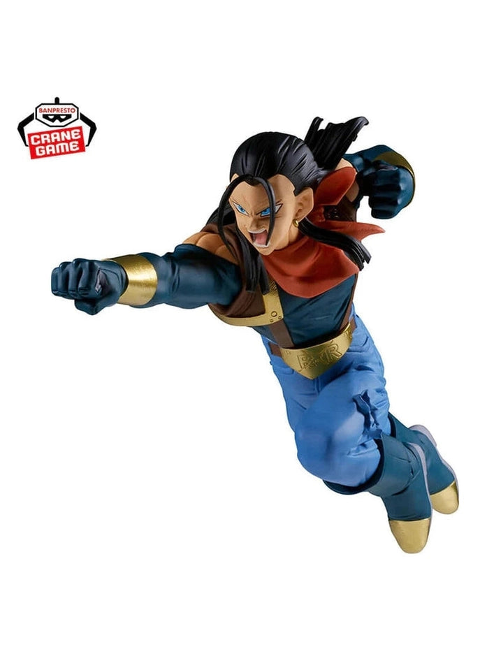 DRAGON BALL GT FIGURA SUPER 17 MATCH MAKERS BRANPRESTO COMO NUEVA STOCK JAPÓN 5-6 sem.