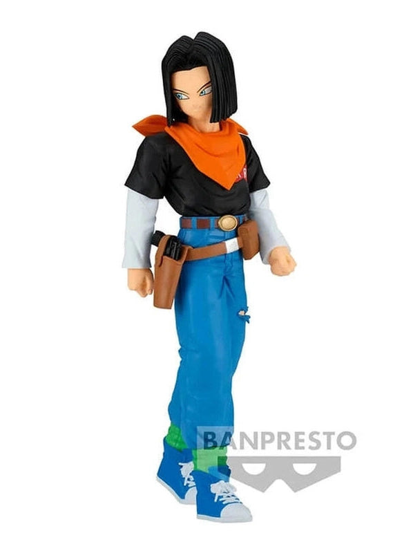 DRAGON BALL Z FIGURA ANDROIDE 17 SOLID EDGE WORKS BANPRESTO COMO NUEVA STOCK JAPÓN 5-6 sem.