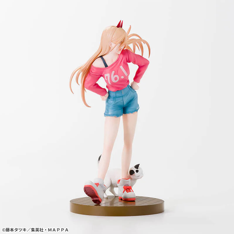 FIGURA CHAINSAW MAN POWER LUMINASTA COMO NUEVA