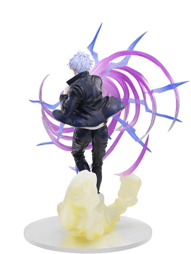 JUJUTSU KAISEN FIGURA SATORU GOJO HOLLOW PURPLE KYOSHIKI MURASAKI LUMINASTA COMO NUEVA STOCK JAPÓN 5-6 sem.