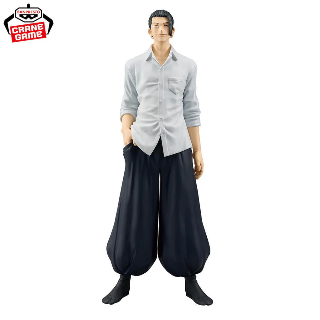 JUJUTSU KAISEN FIGURA SUGURU GETO KAIDAMA-TAMAORI II KING OF ARTIST COMO NUEVA PREVENTA 3-4 SEM.