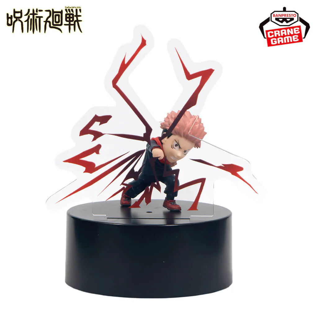 JUJUTSU KAISEN FIGURA YUJI ITADORI BLACK FLASH LIGHT COMO NUEVA PREVENTA