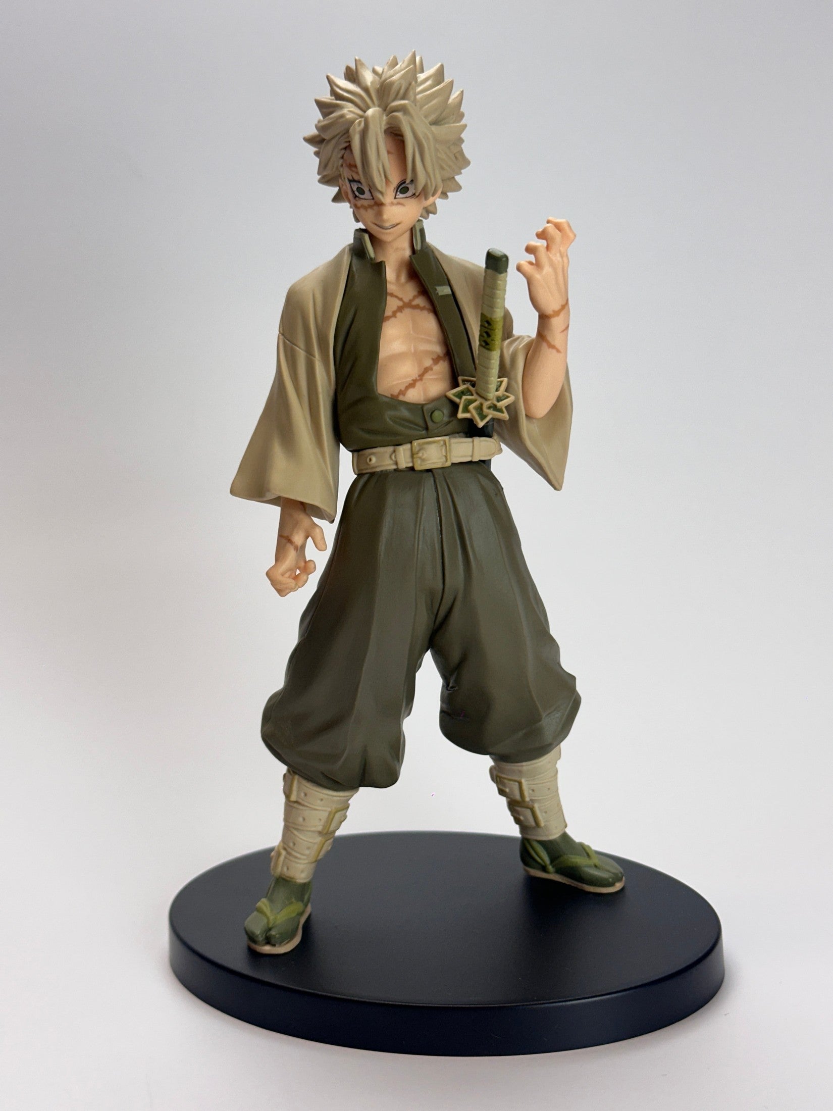 KIMETSU NO YAIBA FIGURA SANEMI SHINAZUGAWA KIZUNA NO SOU VOL 15 VER. SEPIA BANPRESTO MUY BUEN ESTADO Banpresto Otaku Village