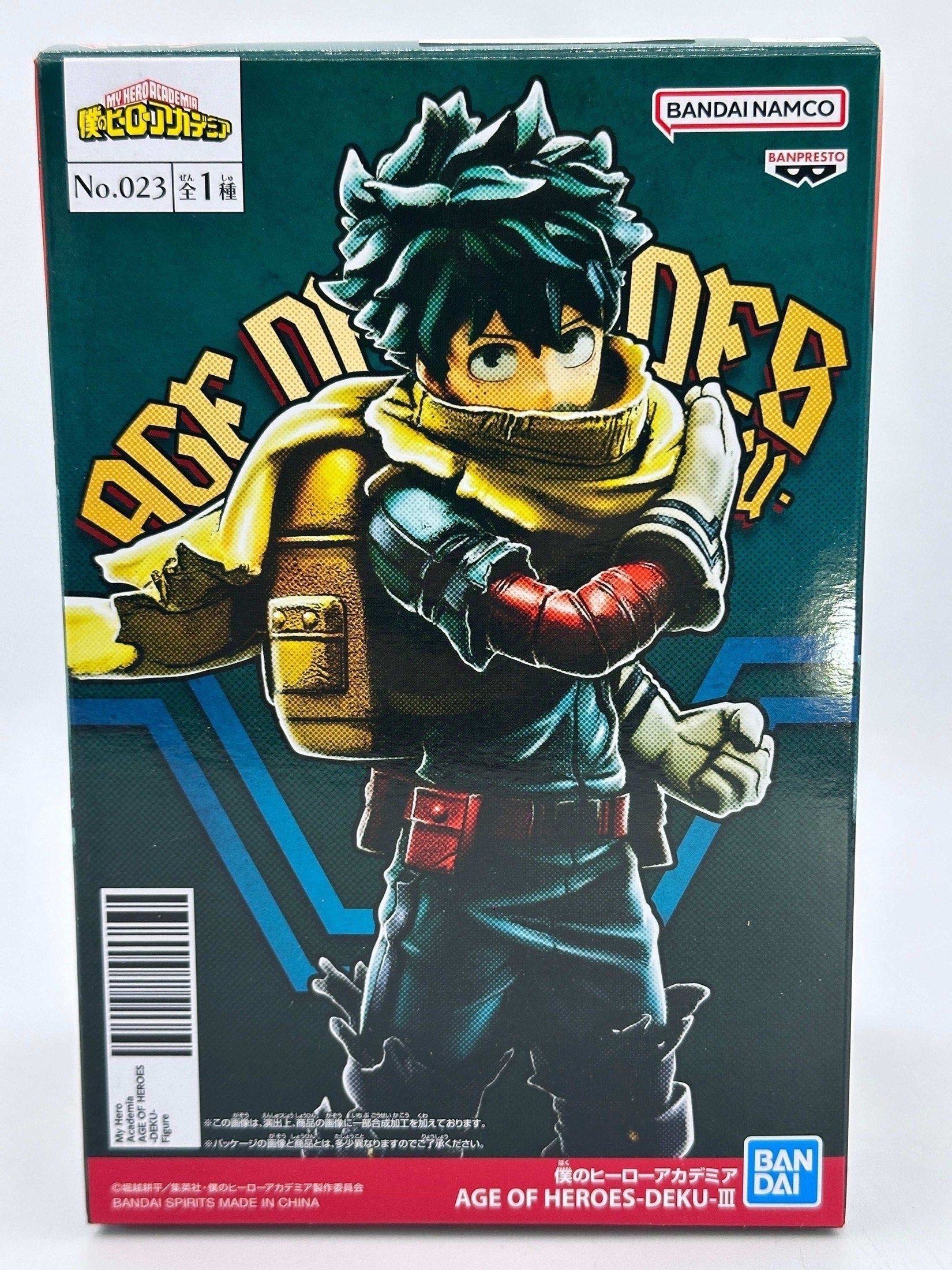MY HERO ACADEMIA FIGURA AGE OF HEROES-DEKU-III MUY BUEN ESTADO Banpresto Otaku Village