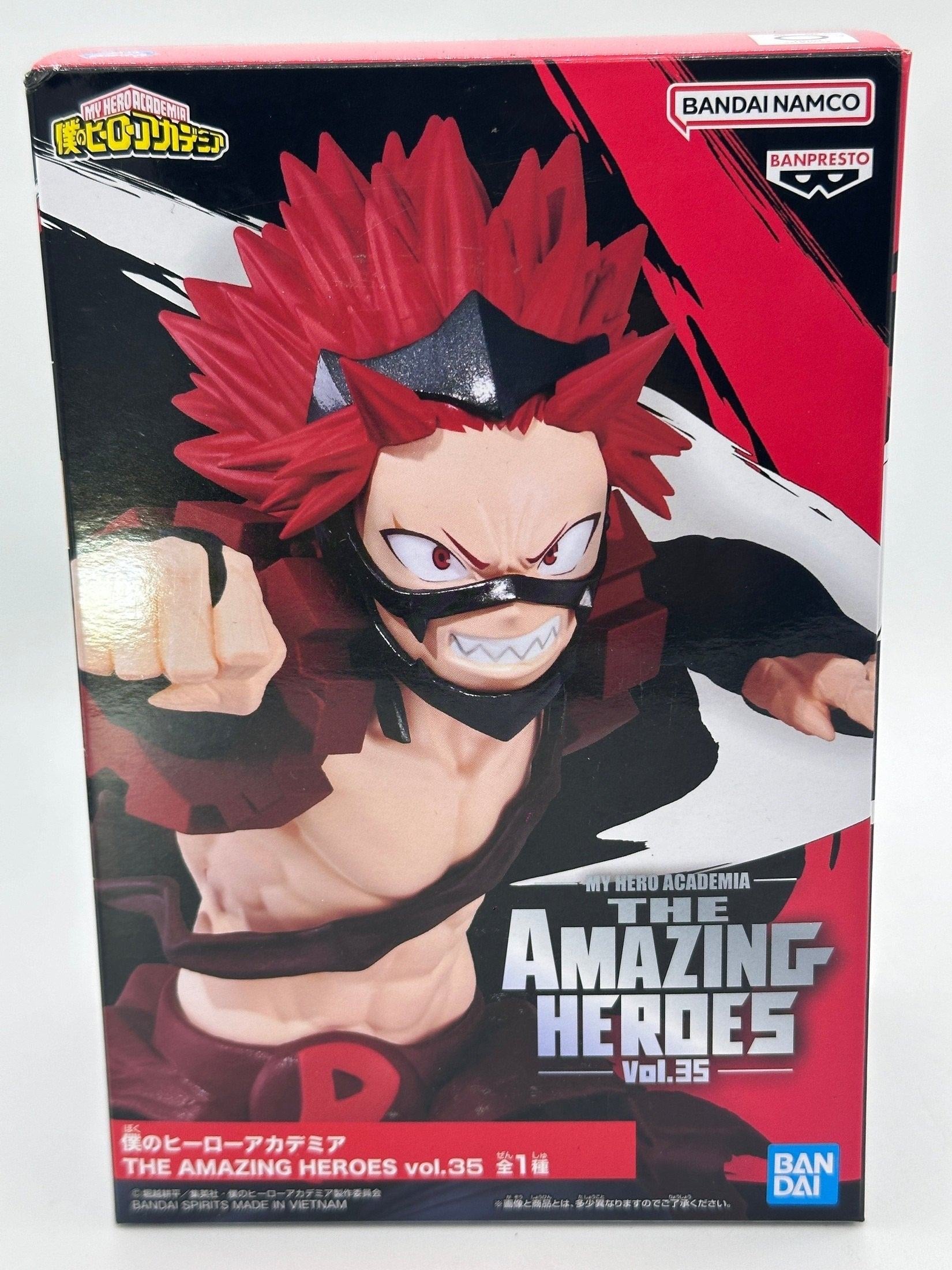 MY HERO ACADEMIA FIGURA EIJIRO KIRISHIMA RED RIOT THE AMAZING HEROES VOL.35 COMO NUEVA Banpresto Otaku Village