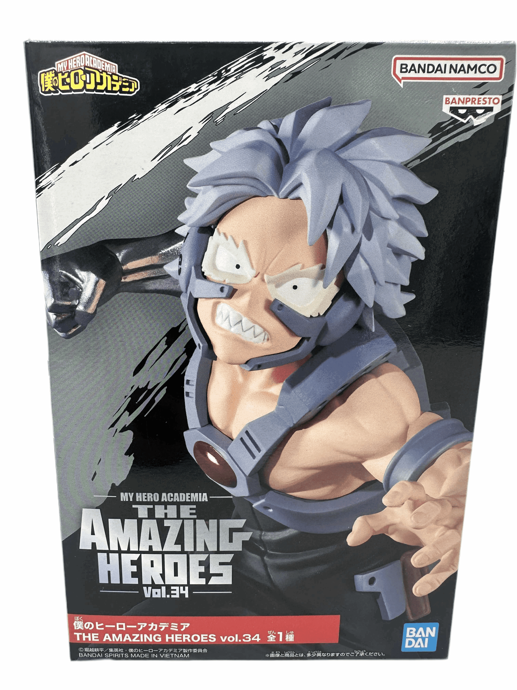 MY HERO ACADEMIA FIGURA TETSU TETSU REAL STEEL THE AMAZING HEROES VOL.34 COMO NUEVA PREVENTA 3-4 sem. Banpresto Otaku Village