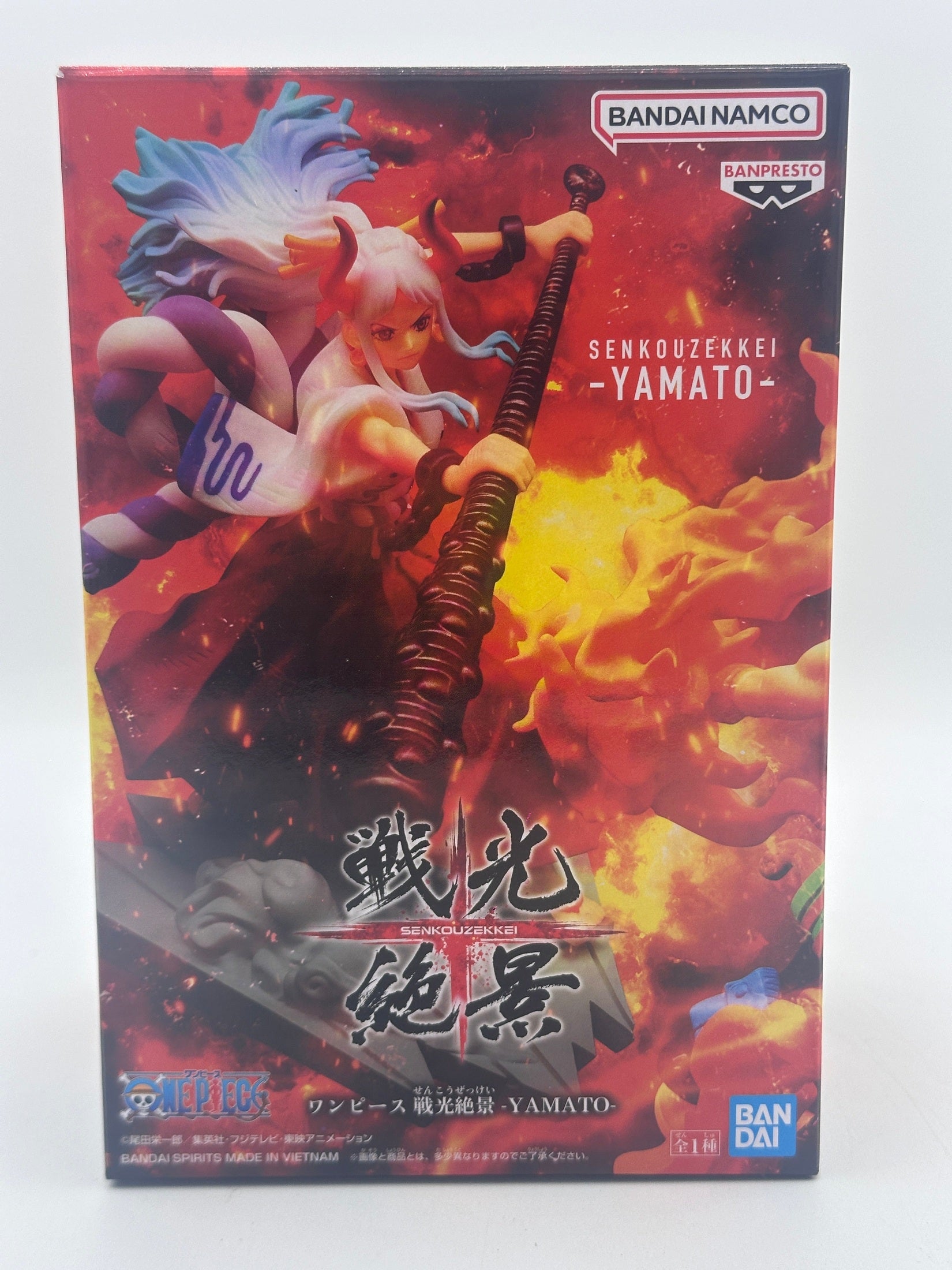 ONE PIECE FIGURA ZENKOUZEKKEI YAMATO SPECIAL SANJI COMO NUEVA