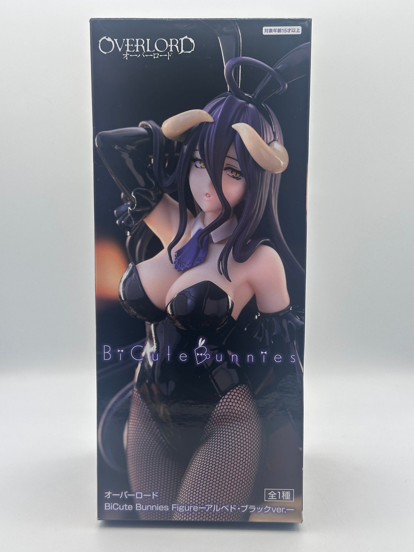 OVERLORD FIGURA ALBEDO BLACK COLOR OVERLORD BICUTE BUNNIES MUY BUEN ESTADO