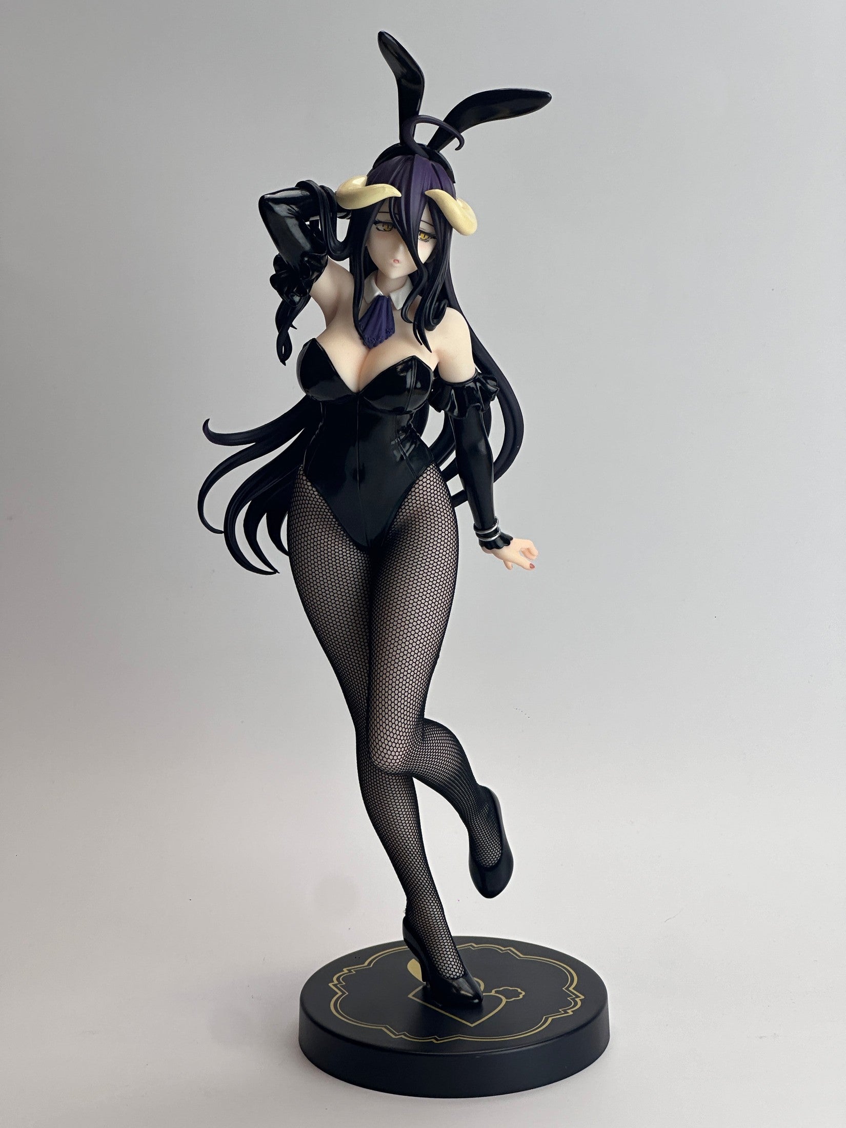 OVERLORD FIGURA ALBEDO BLACK COLOR OVERLORD BICUTE BUNNIES MUY BUEN ESTADO