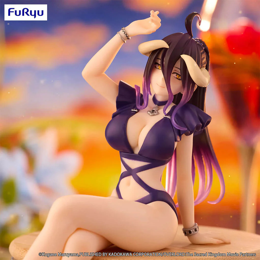 OVERLORD FIGURA ALBEDO DARK PURPLE SWIMSUIT VER. NOODLE STOPPER