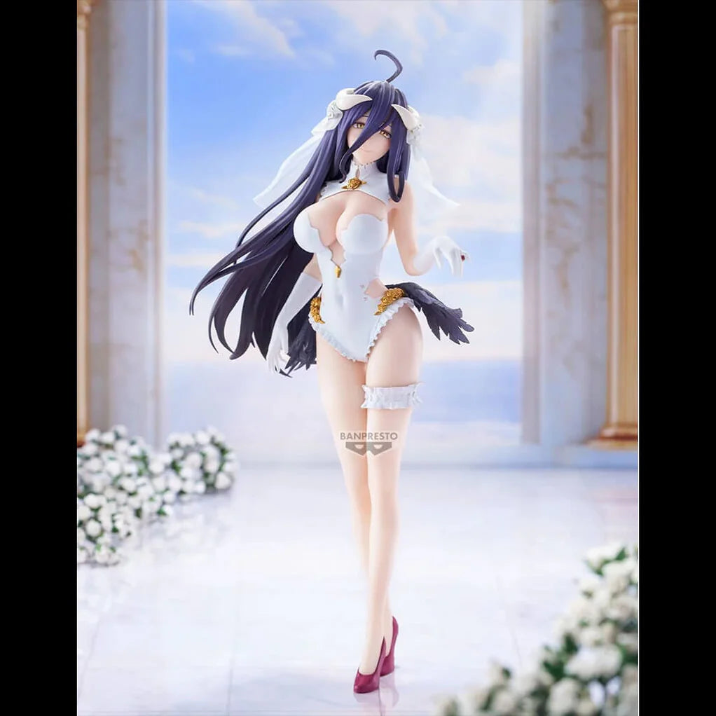 OVERLORD FIGURA ALBEDO GLITTER & GLAMOURS COMO NUEVA STOCK JAPÓN