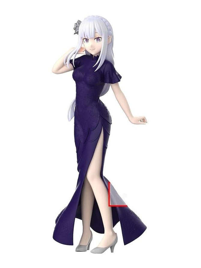 RE:ZERO EMILIA GLITTER & GLAMOURS COMO NUEVA