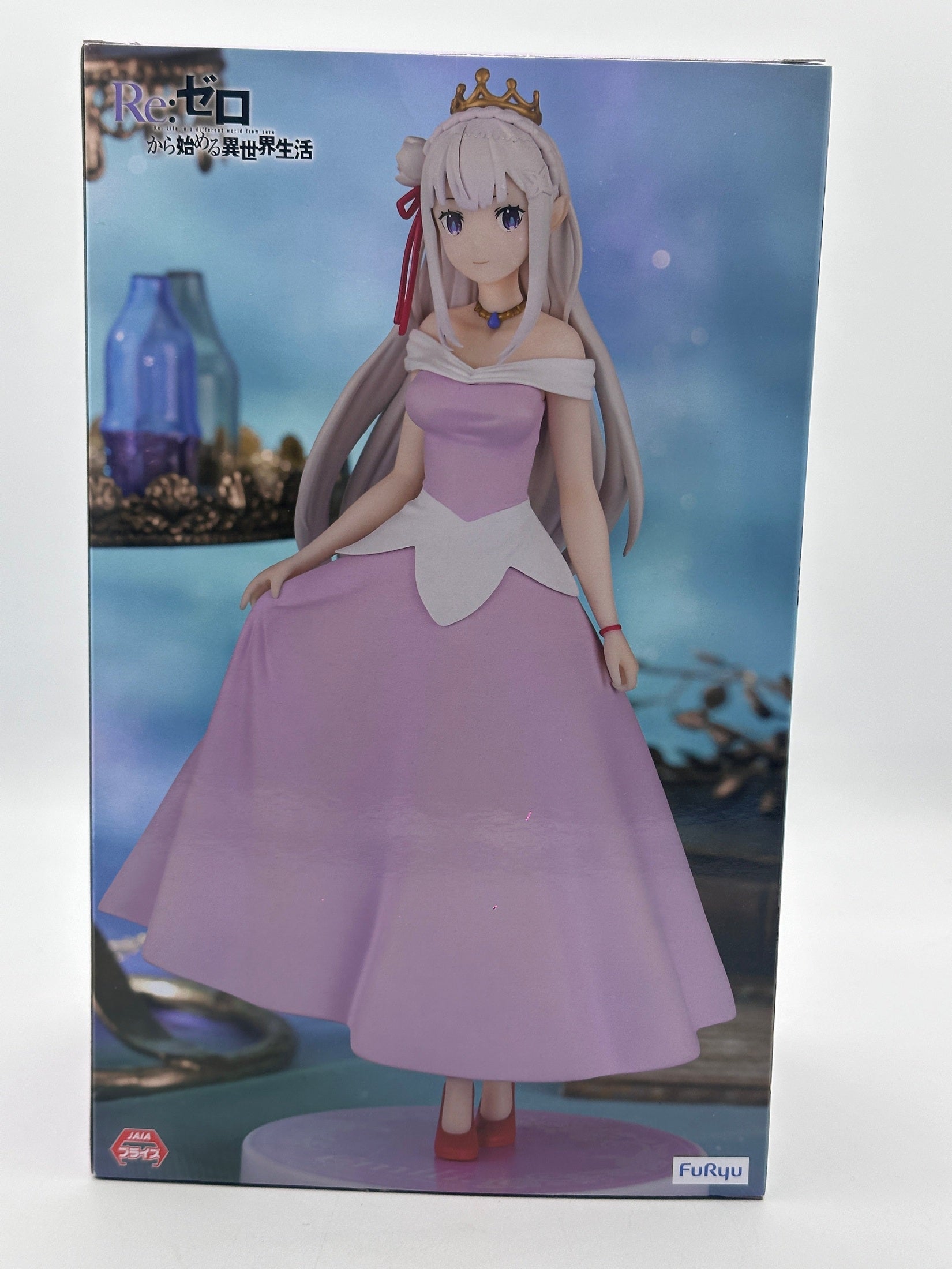 RE:ZERO STARTING LIFE IN ANOTHER WORLD FIGURA FAIRY TALE EMILIA NEMURIHIME VER. 2 MUY BUEN ESTADO Furyu Otaku Village