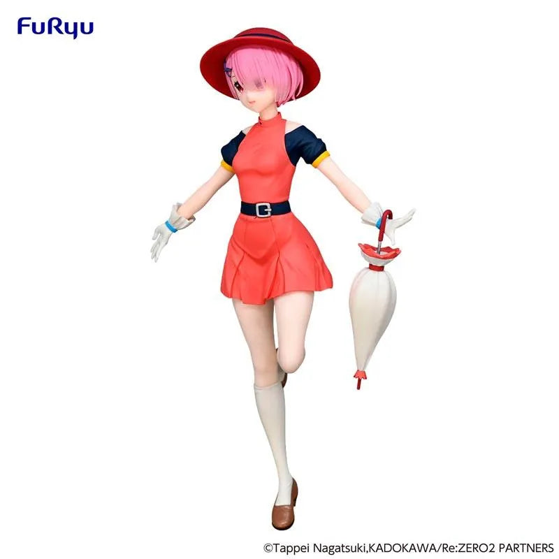 RE: ZERO STARTING LIFE IN ANOTHER WORLD TRIO-TRY-IT FIGURE RAM RETRO GIRL FASHION MUY BUEN ESTADO