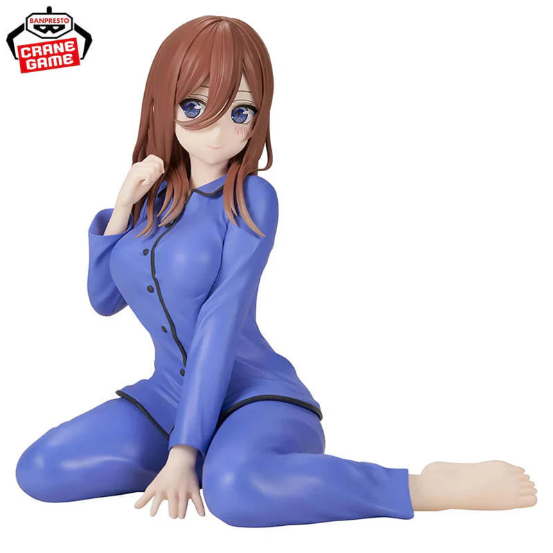 THE QUINTESSENTIAL QUINTUPLETS NAKANO MIKU VER. PIJAMAS RELAX TIME COMO NUEVA STOCK JAPÓN 5-6 sem.